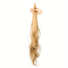 Long Curly Wavy Synthetic Ponytail Extensions 28 Cm