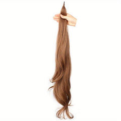 Long Curly Wavy Synthetic Ponytail Extensions 28 Cm