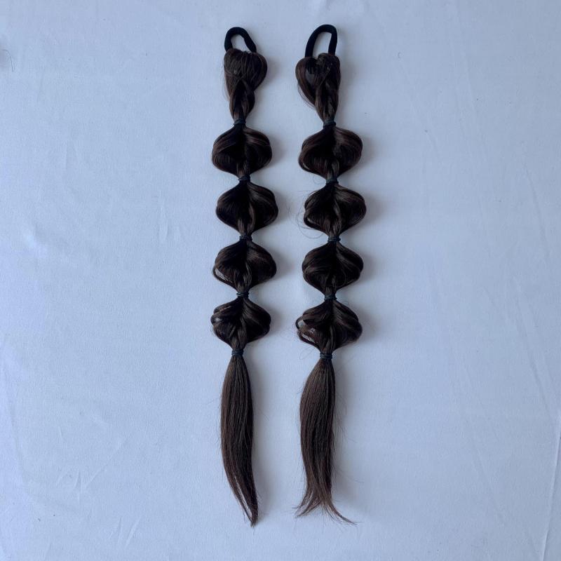Long Bubble Ponytail Extensions Twist Braid Hair Extensions