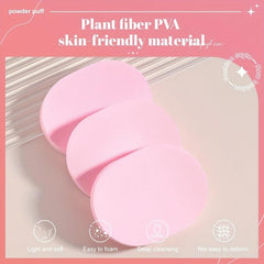 Gentle Exfoliating Facial Sponge Puff for Daily Cleansing - Reusable Pads