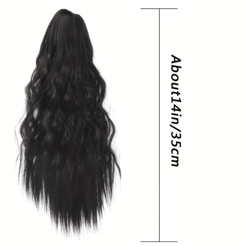 35 56 Cm Curly Wavy Ponytail Extensions Claw Clip In Hair Extensions for Women