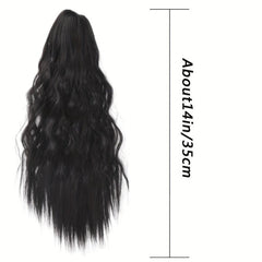 35 56 Cm Curly Wavy Ponytail Extensions Claw Clip In Hair Extensions for Women
