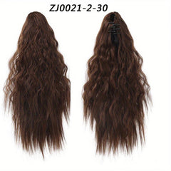 35 56 Cm Curly Wavy Ponytail Extensions Claw Clip In Hair Extensions for Women