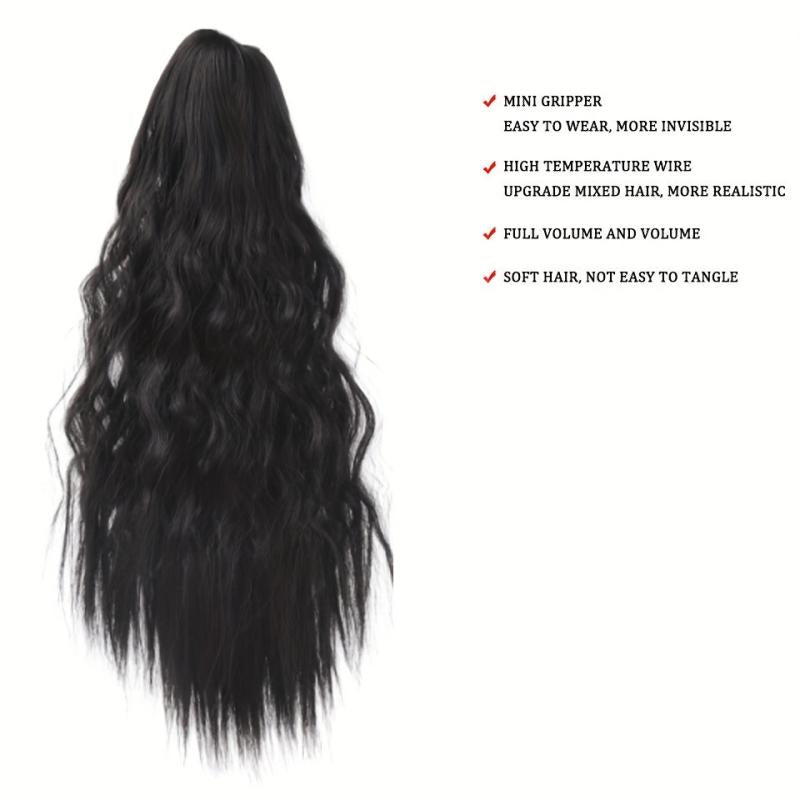 35 56 Cm Curly Wavy Ponytail Extensions Claw Clip In Hair Extensions for Women