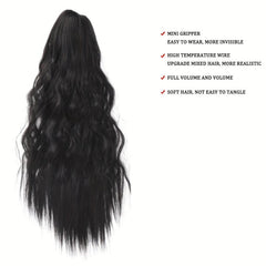 35 56 Cm Curly Wavy Ponytail Extensions Claw Clip In Hair Extensions for Women