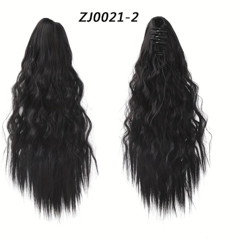 35 56 Cm Curly Wavy Ponytail Extensions Claw Clip In Hair Extensions for Women