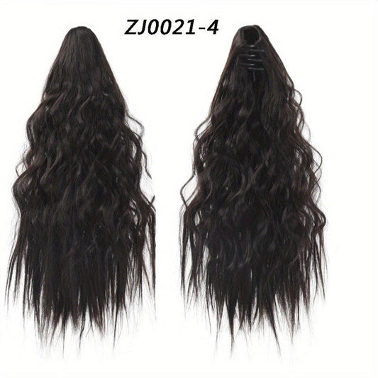 35 56 Cm Curly Wavy Ponytail Extensions Claw Clip In Hair Extensions for Women