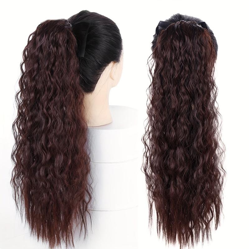 Long Curly Wavy Ponytail Hairpiece Wrap Around Hair Extensions
