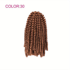 20 32 Cm Spring Twist Hair Fluffy Bomb Twist Crochet Braiding Hair Extensions