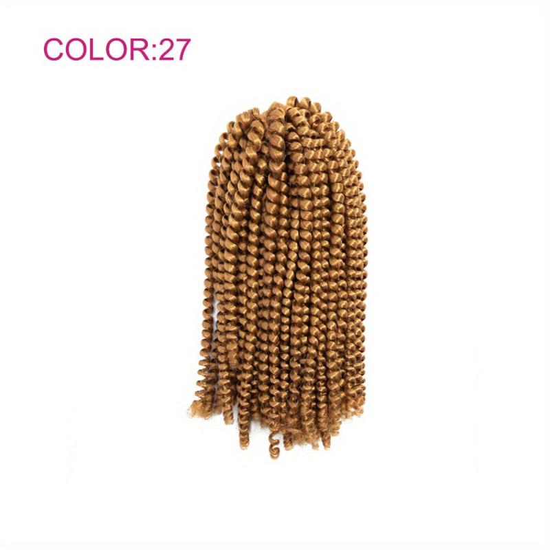 20 32 Cm Spring Twist Hair Fluffy Bomb Twist Crochet Braiding Hair Extensions
