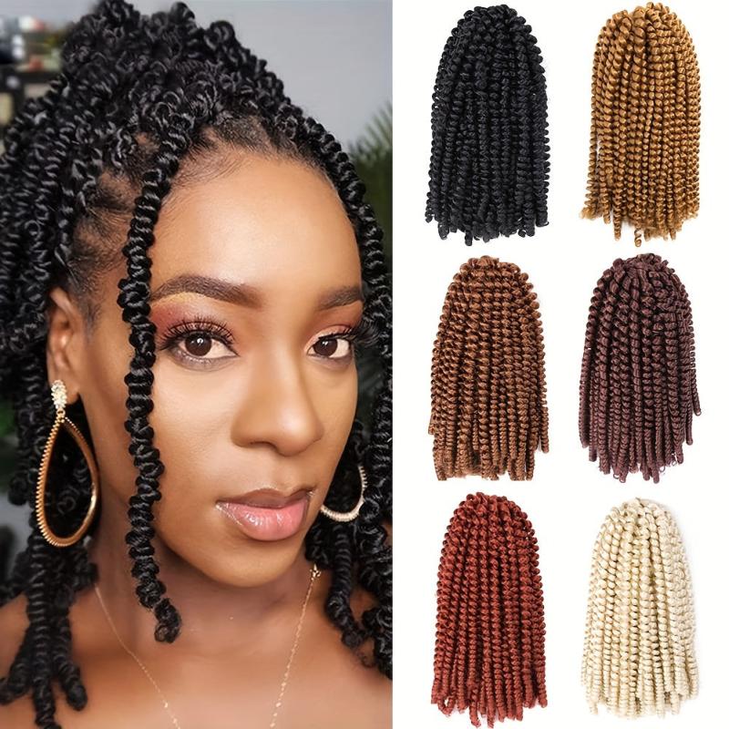 20 32 Cm Spring Twist Hair Fluffy Bomb Twist Crochet Braiding Hair Extensions