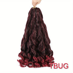 French Curly Braiding Hair Pre Stretched Loose Wave Synthetic
