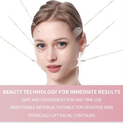 60pc V Shape Face Lift Tapes with Chin Reducer & Wrinkle Patches