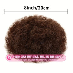 Afro Curly Drawstring Ponytail Extensions