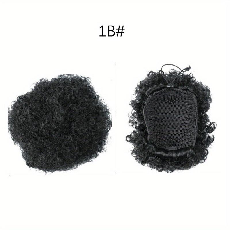 Afro Curly Drawstring Ponytail Extensions