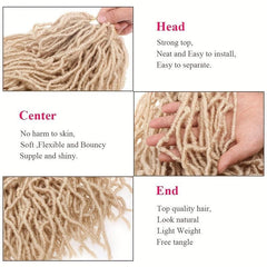 60 96 Cm Faux Locs Braids Hair Extensions For Women