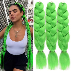 Colorful Jumbo Braiding Hair Extensions for Box Braids Crochet Braids