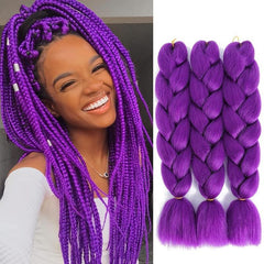 Colorful Jumbo Braiding Hair Extensions for Box Braids Crochet Braids