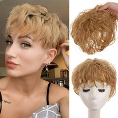 Curly Hair Topper Clip In Extension for Women & Girls