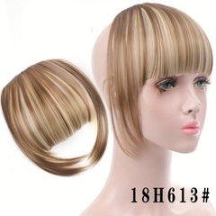 Synthetic Bangs Hair Clip In Extensions Straight Fringe Bangs Hairpiece