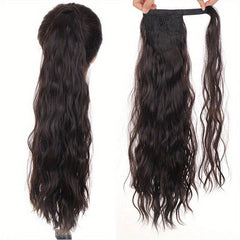 Corn Curly Drawstring Ponytail Hair Extension Long Curly Wavy Ponytail