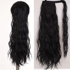 Corn Curly Drawstring Ponytail Hair Extension Long Curly Wavy Ponytail