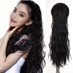 Corn Curly Drawstring Ponytail Hair Extension Long Curly Wavy Ponytail