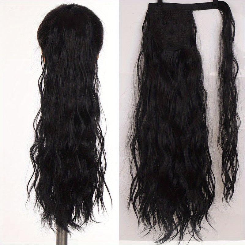 Corn Curly Drawstring Ponytail Hair Extension Long Curly Wavy Ponytail