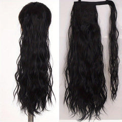 Corn Curly Drawstring Ponytail Hair Extension Long Curly Wavy Ponytail