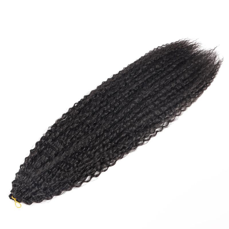 Afro Kinky Curly Crochet Braid Hair Extension Soft Long Synthetic Curly Braiding