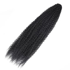 Afro Kinky Curly Crochet Braid Hair Extension Soft Long Synthetic Curly Braiding