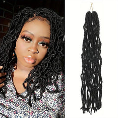 Soft Faux Locs Crochet Hair Pre Looped Faux Locs 96 Cm
