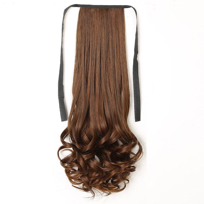 60 96 Cm Long Water Wave Ponytail Extensions Synthetic Fiber Hiar Extensions