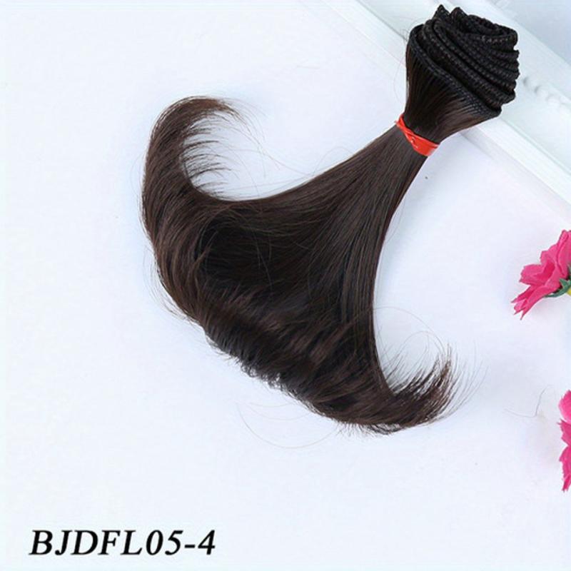 Brown Curly Hair For 1/3 1/4 BJD Dolls