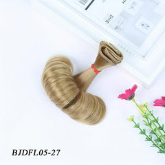 Brown Curly Hair For 1/3 1/4 BJD Dolls