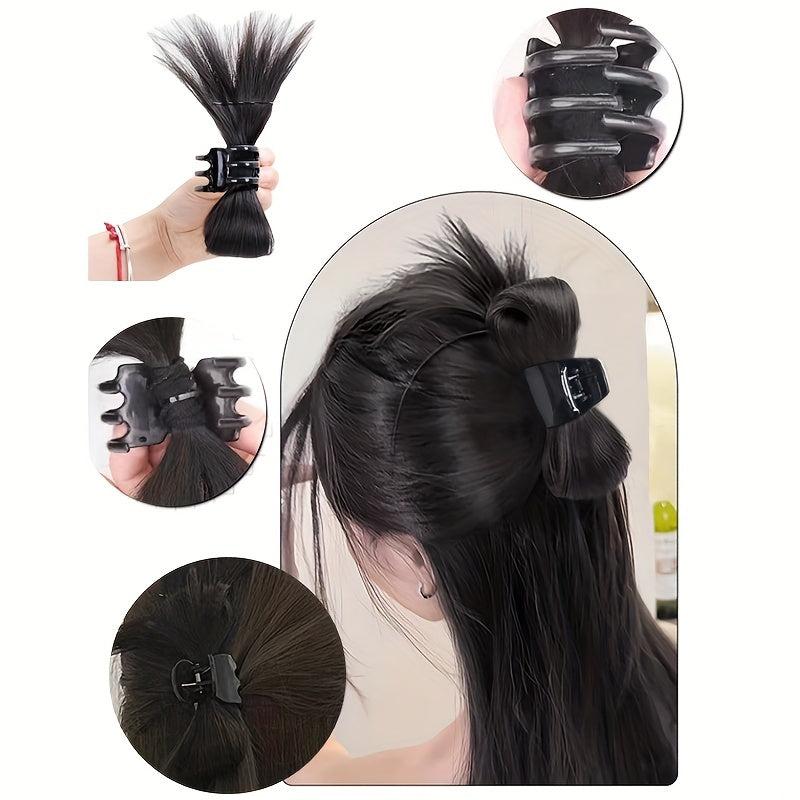 Adjustable Messy Bun Hair Claw Clip Extension for Women