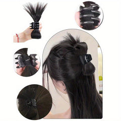 Adjustable Messy Bun Hair Claw Clip Extension for Women