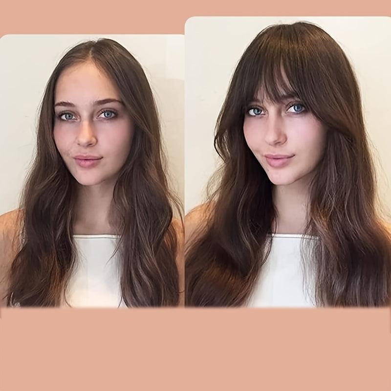 Clip In Bangs Hair Extensions Thick Air Bangs Fringe For Women