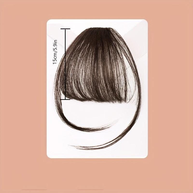 Clip In Bangs Hair Extensions Thick Air Bangs Fringe For Women