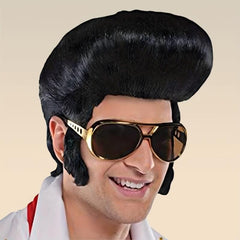 Retro Rock & Roll Wigs For Men Synthetic Replacement Wigs Costume Party Cosplay