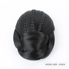 Braided Hair Buns Updo Chignon Clip In Hair Extensions
