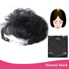 Short Curly Hair Topper Replacement Piece Hair Covering Hair