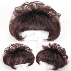 Short Curly Hair Topper Replacement Piece Hair Covering Hair