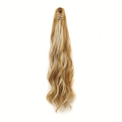 Long Curly Wavy Claw Ponytail Clip In Hair Extensions Natural Look Daily Use