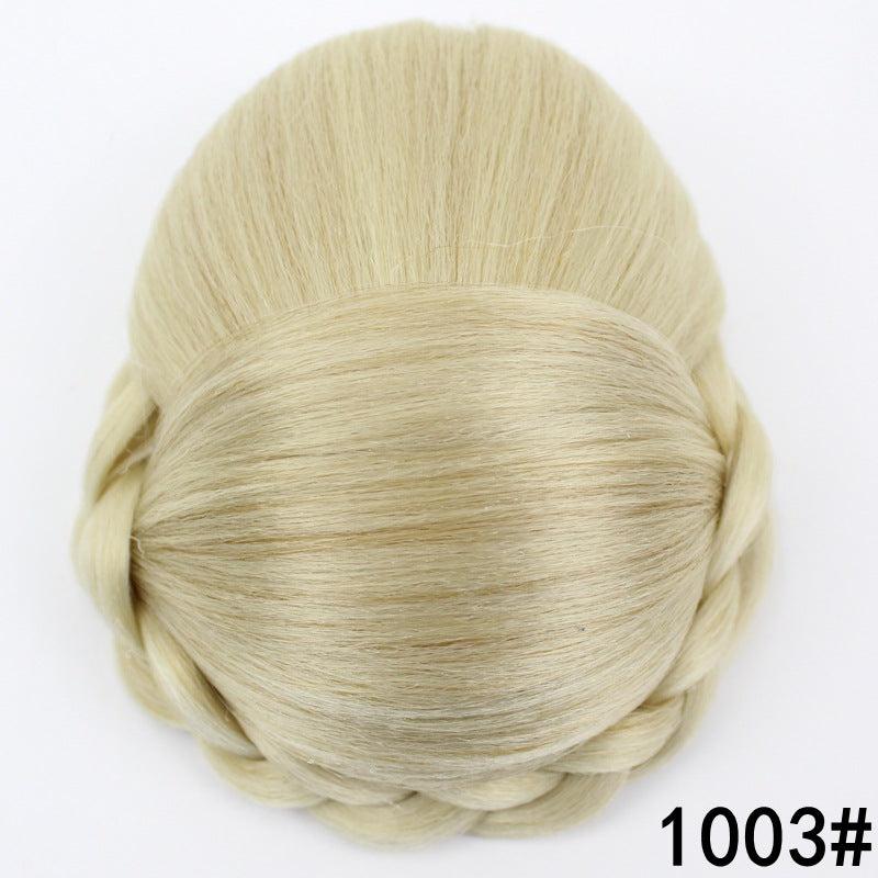 Synthetic Braided Hair Bun Updo Chignon Hairpiece