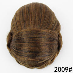 Synthetic Braided Hair Bun Updo Chignon Hairpiece