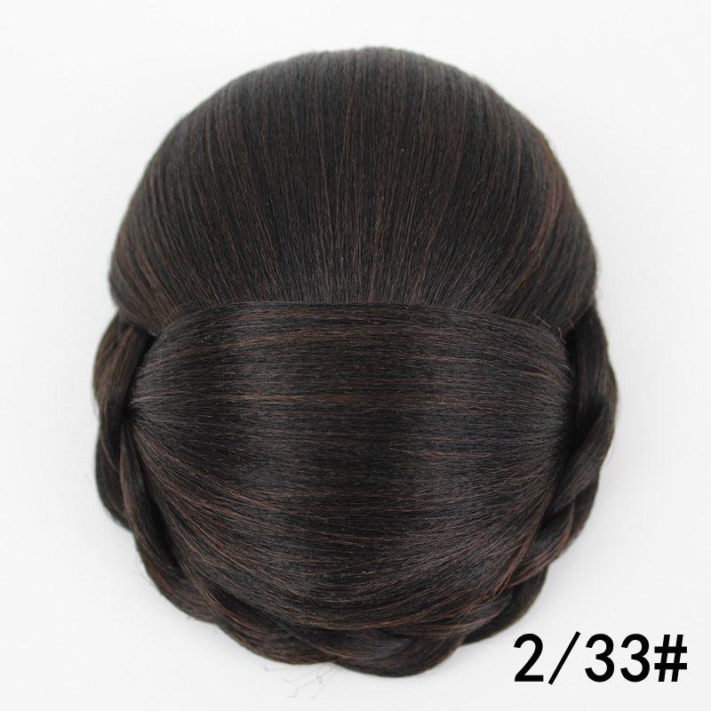 Synthetic Braided Hair Bun Updo Chignon Hairpiece