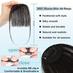 Wispy Bangs Hair Clip In Extensions