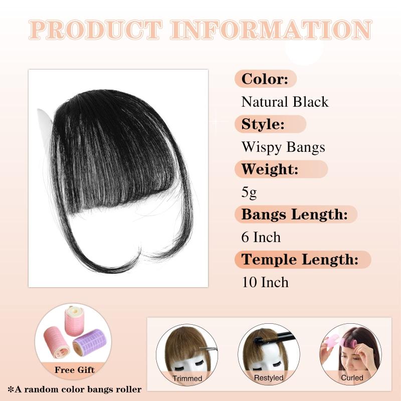 Wispy Bangs Hair Clip In Extensions