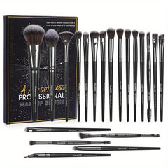 20pcs Makeup Brush Set Portable Case Foundation Powder Make Up Brushes Gift